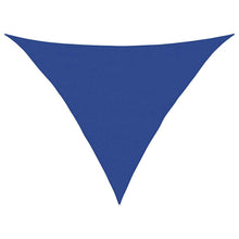 Zonnezeil 160 g/m² driehoekig 5x5x6 m HDPE blauw