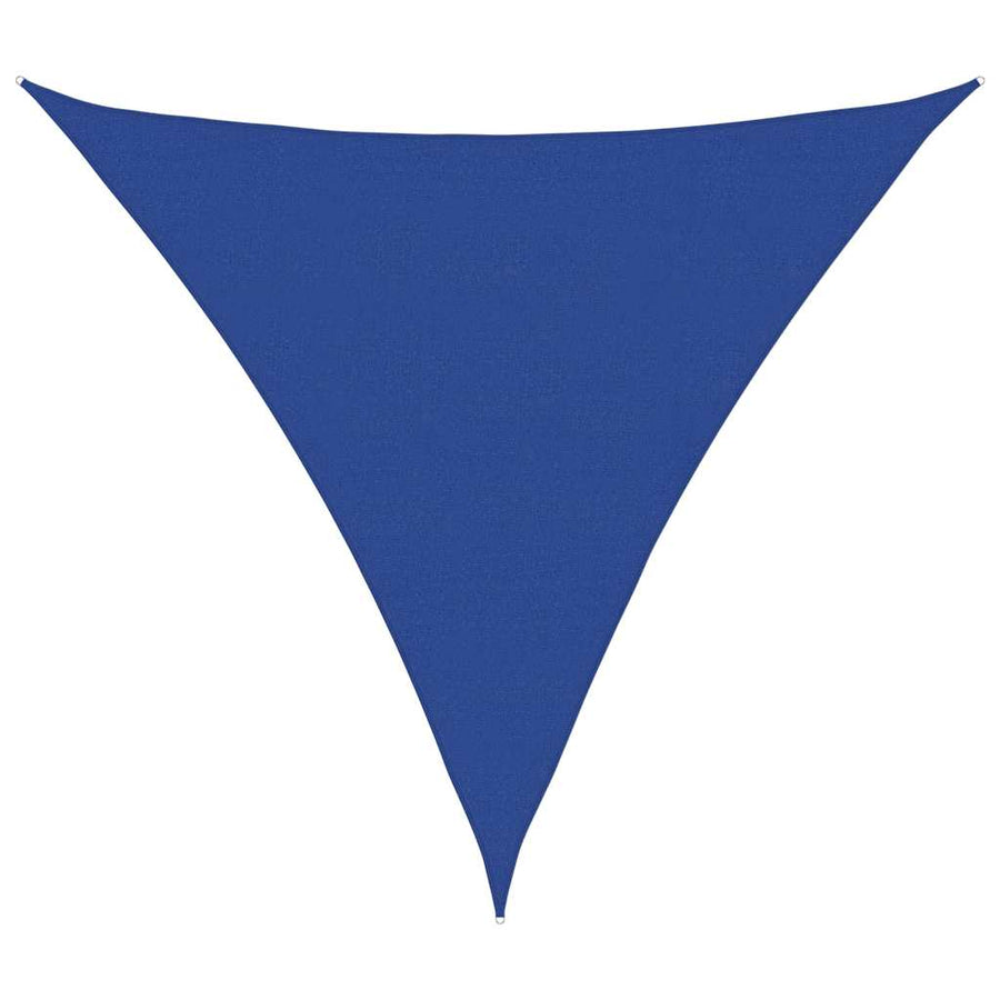 Zonnezeil 160 G/M² Driehoekig Hdpe Blauw 6 x 6 x 6 m