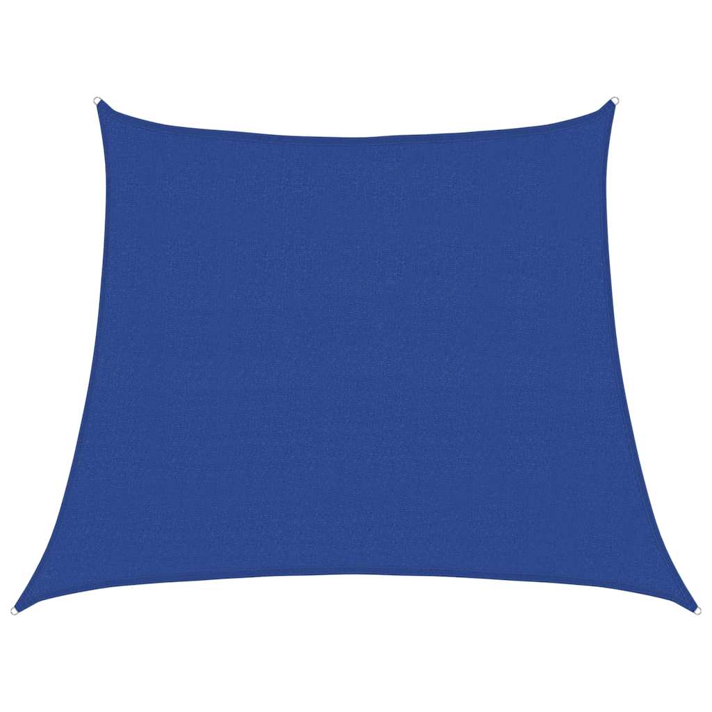 Zonnezeil 160 g/m² trapezium 3/4x3 m HDPE blauw