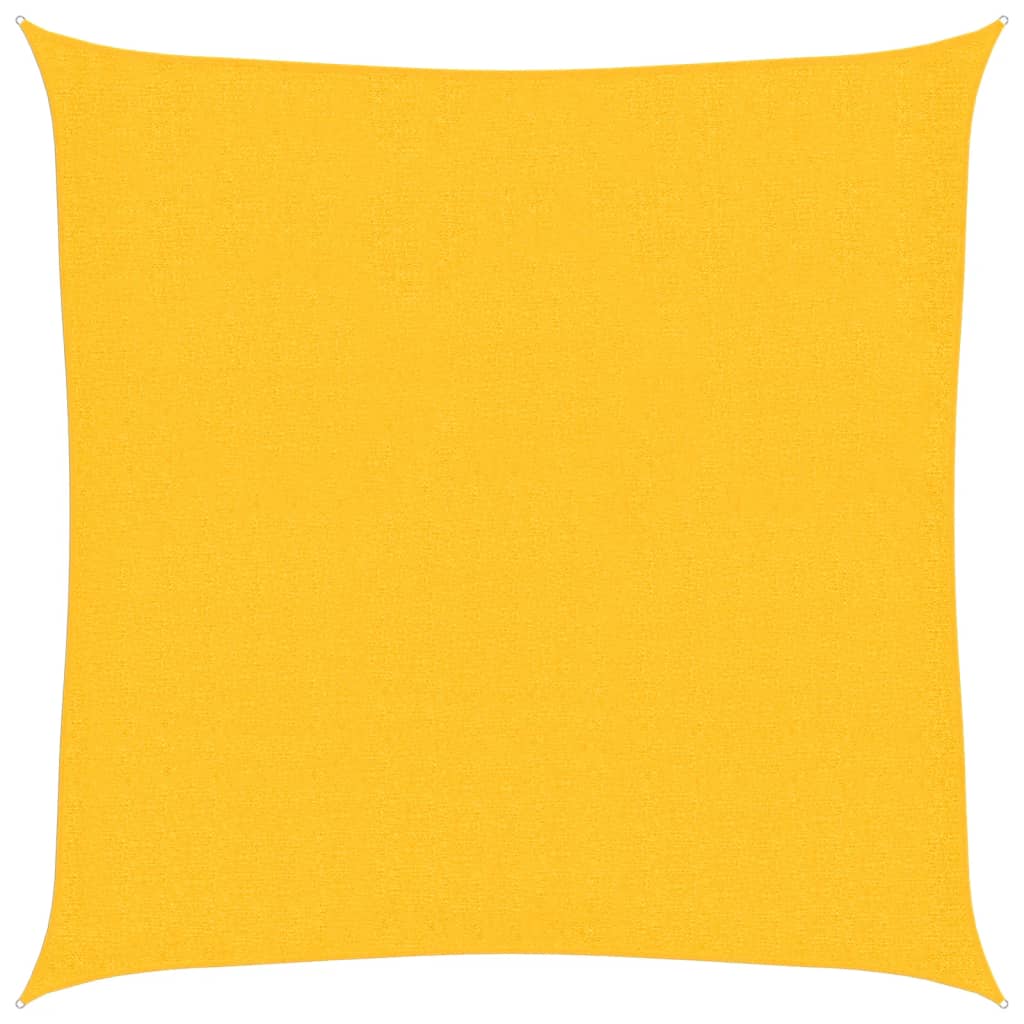 Zonnezeil 160 G/M² 3,6X3,6 M Hdpe Geel 3.6 x 3.6 m