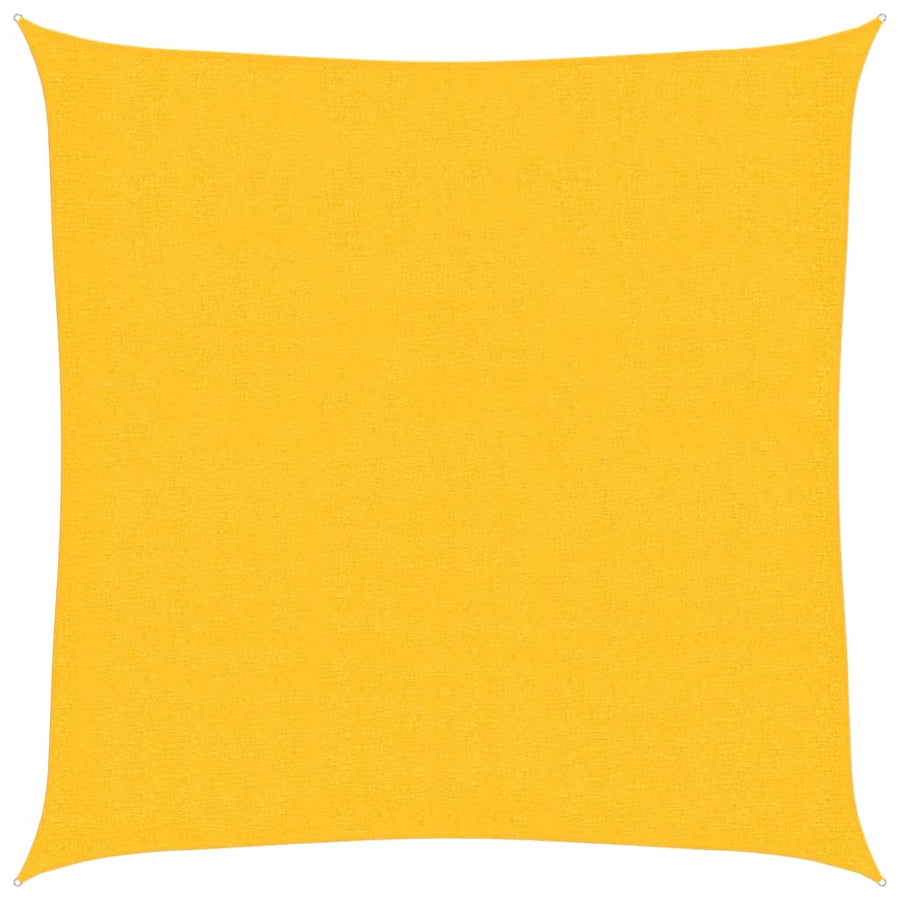 Zonnezeil 160 G/M² 3,6X3,6 M Hdpe Geel 3.6 x 3.6 m