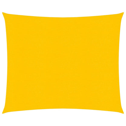 Zonnezeil 160 g/m² vierkant 4x4 m HDPE geel