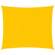 Sun sail 160 g/m² square 5x5 m HDPE yellow