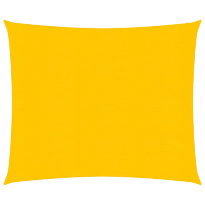 Zonnezeil 160 g/m² vierkant 5x5 m HDPE geel