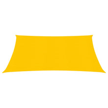 Zonnezeil 160 g/m² vierkant 5x5 m HDPE geel