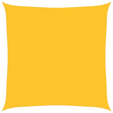 Zonnezeil 160 G/M² Vierkant Hdpe Geel 6 x 6 m