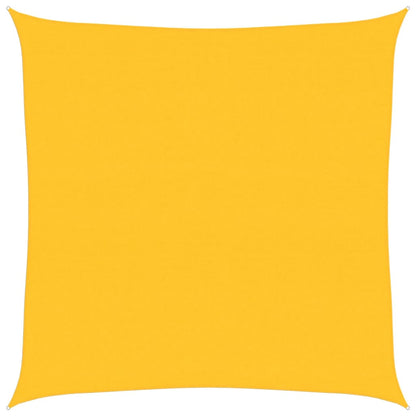 Zonnezeil 160 G/M² Vierkant Hdpe Geel 6 x 6 m