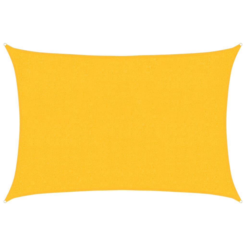 Zonnezeil 160 G/M² Rechthoekig 2X2,5 M Hdpe Geel 2 x 2.5 m