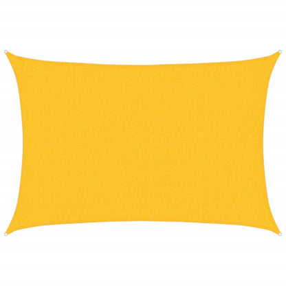 Zonnezeil 160 G/M² Rechthoekig Hdpe Geel 2 x 3 m