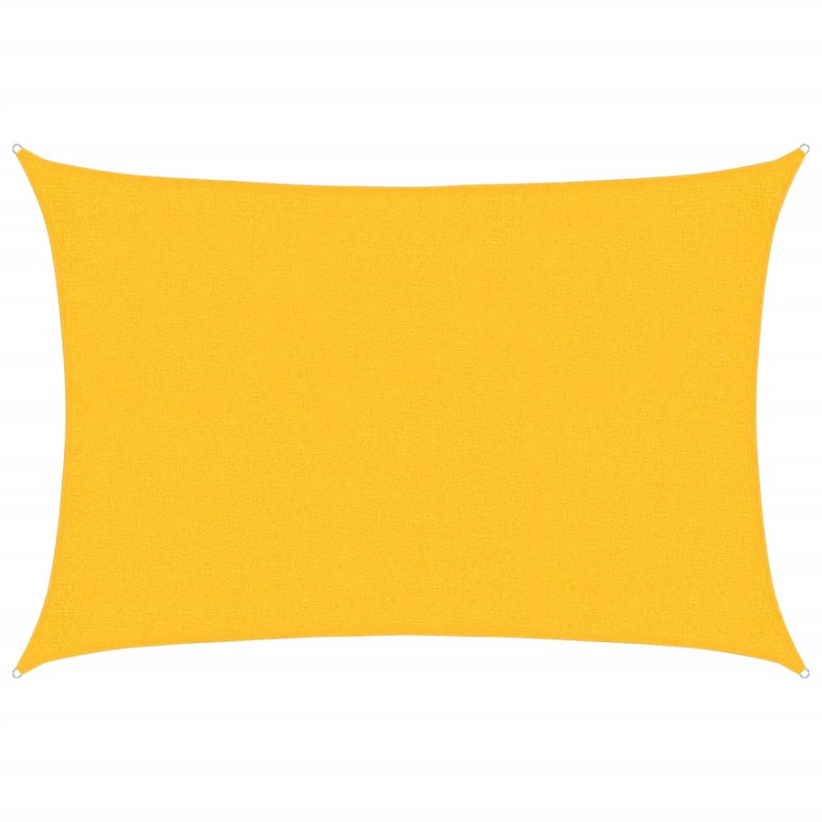 Zonnezeil 160 G/M² Rechthoekig Hdpe Geel 2 x 3 m