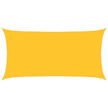 Zonnezeil 160 g/m² rechthoekig 2x3,5 m HDPE geel
