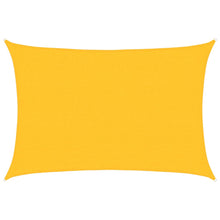 Zonnezeil 160 g/m² 2,5x4 m HDPE geel