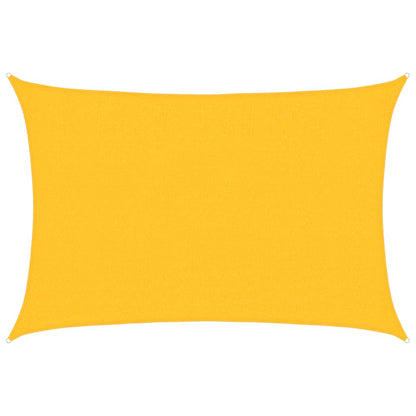 Zonnezeil 160 g/m² 2,5x4 m HDPE geel