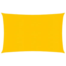 Zonnezeil 160 g/m² rechthoekig 3,5x4,5 m HDPE geel
