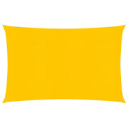 Zonnezeil rechthoekig 3,5x5 m geel HDPE