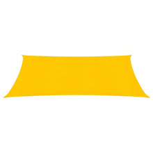 Zonnezeil 160 g/m² rechthoekig 4x5 m HDPE geel