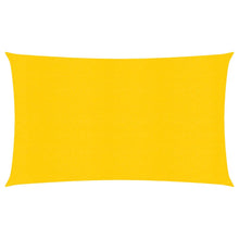 Zonnezeil 160 g/m² rechthoekig 4x7 m HDPE geel