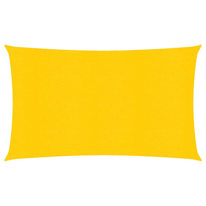 Zonnezeil 160 g/m² rechthoekig 4x7 m HDPE geel