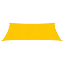 Zonnezeil 160 g/m² rechthoekig 4x7 m HDPE geel