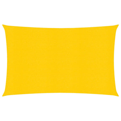 Zonnezeil 160 g/m² rechthoekig 5x7 m HDPE geel