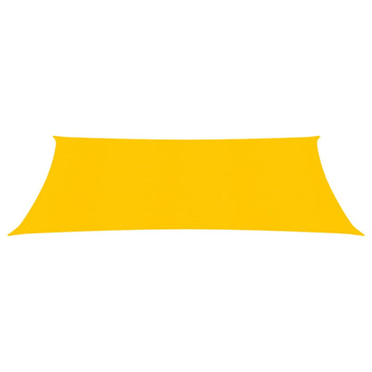 Zonnezeil 160 g/m² rechthoekig 5x7 m HDPE geel