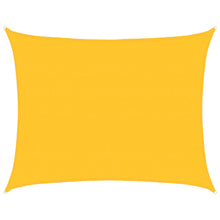 Zonnezeil 160 G/M² Rechthoekig Hdpe Geel 6 x 7 m