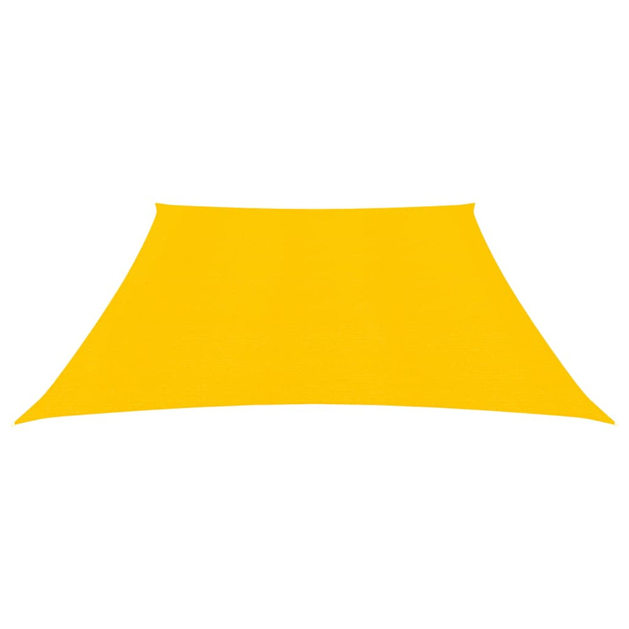 Zonnezeil 160 G/M² Hdpe 3/4 x 2 m Geel