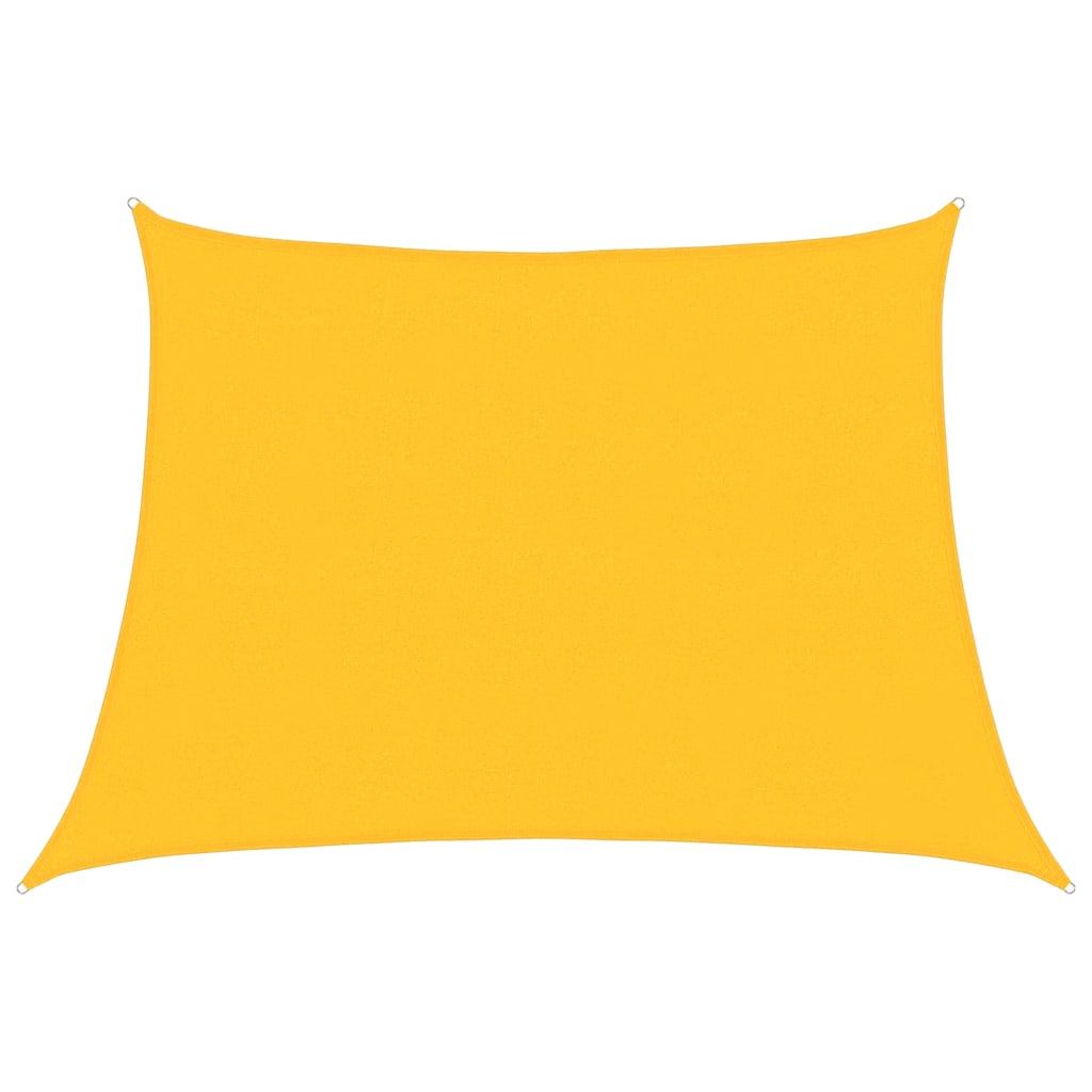 Zonnezeil 160 G/M² Trapezium Hdpe 4/5 x 3 m Geel