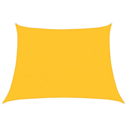 Zonnezeil 160 G/M² Trapezium Hdpe 4/5 x 3 m Geel