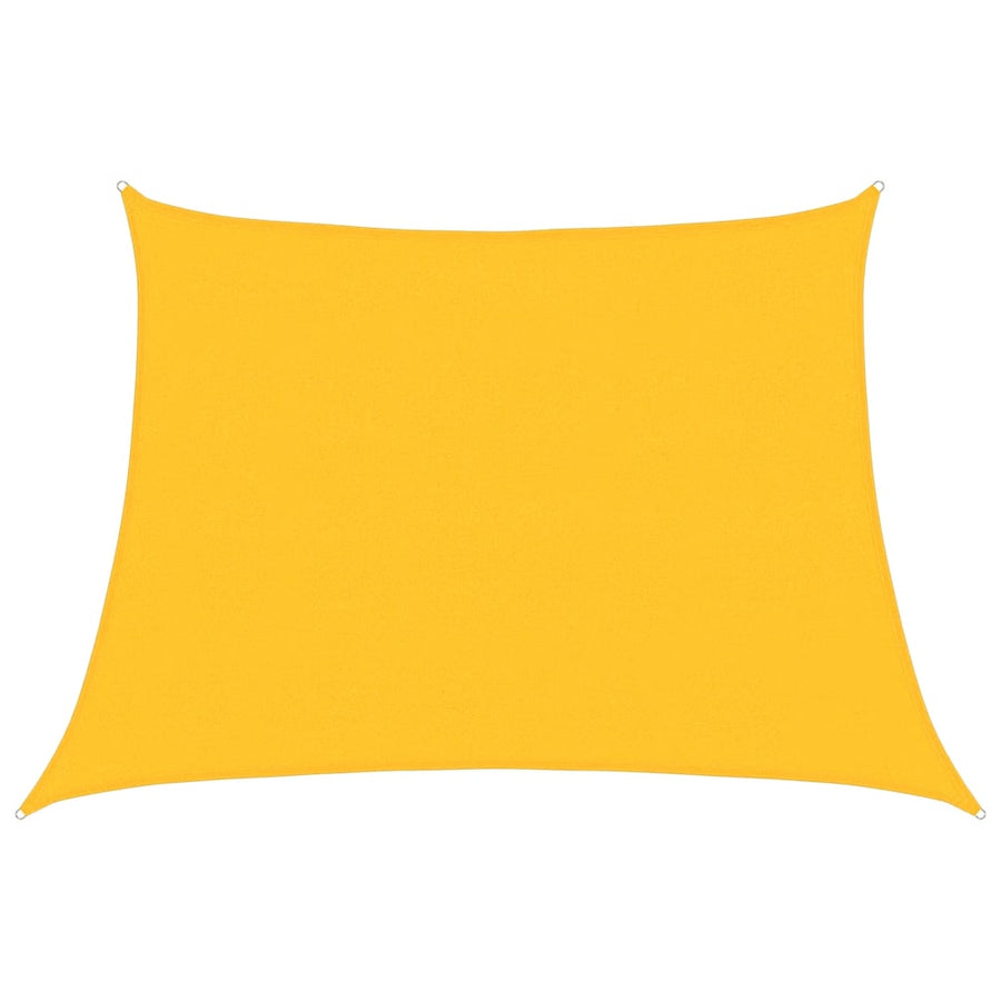Zonnezeil 160 G/M² Trapezium Hdpe 4/5 x 3 m Geel