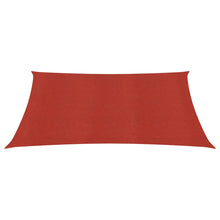 Zonnezeil 160 g/m² 3,6x3,6 m HDPE rood 3.6 x 3.6 m Rood