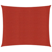 Zonnezeil 160 g/m² 6x6 m HDPE rood 6 x 6 m Rood