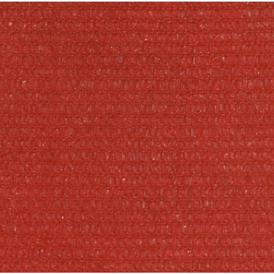 Zonnezeil 160 g/m² 6x6 m HDPE rood 6 x 6 m Rood
