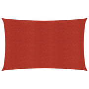 Sun sail 160 g/m² 2x4 m HDPE red