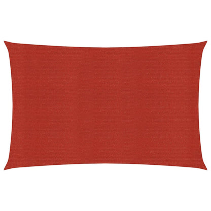 Zonnezeil 160 g/m² 2x4,5 m HDPE rood 2 x 4.5 m