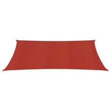 Zonnezeil 160 g/m² 2x4,5 m HDPE rood 2 x 4.5 m