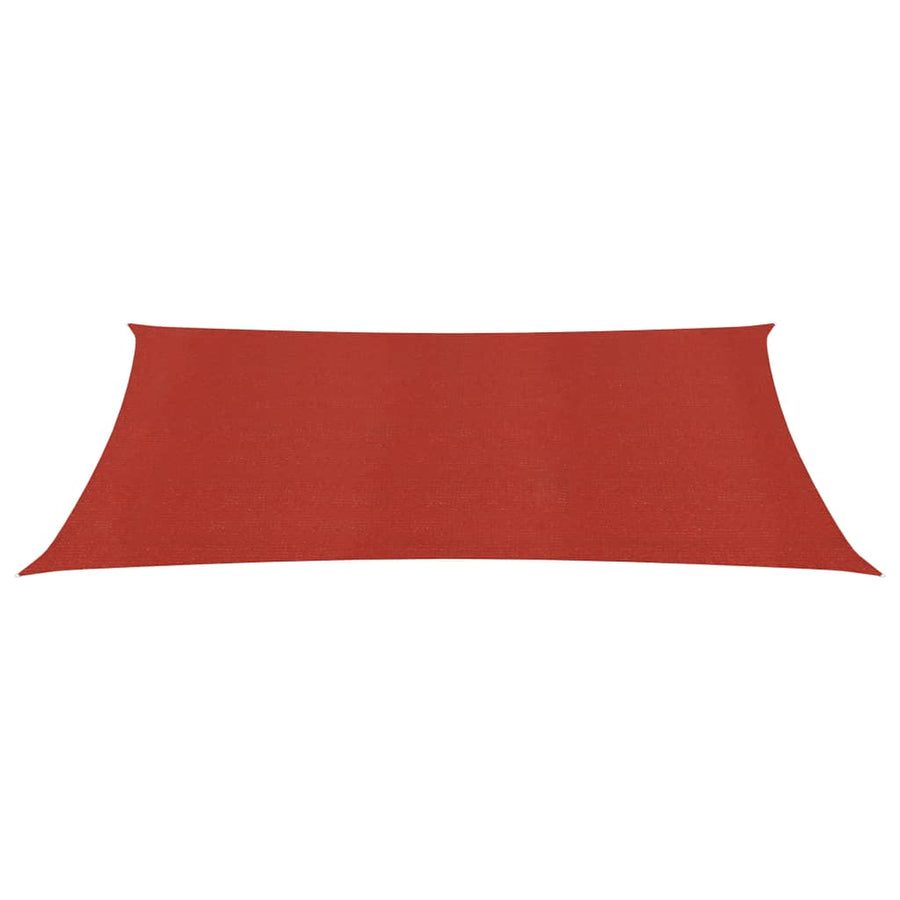 Zonnezeil 160 g/m² 2x4,5 m HDPE rood 2 x 4.5 m