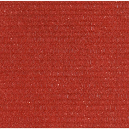 Zonnezeil 160 g/m² 2x4,5 m HDPE rood 2 x 4.5 m