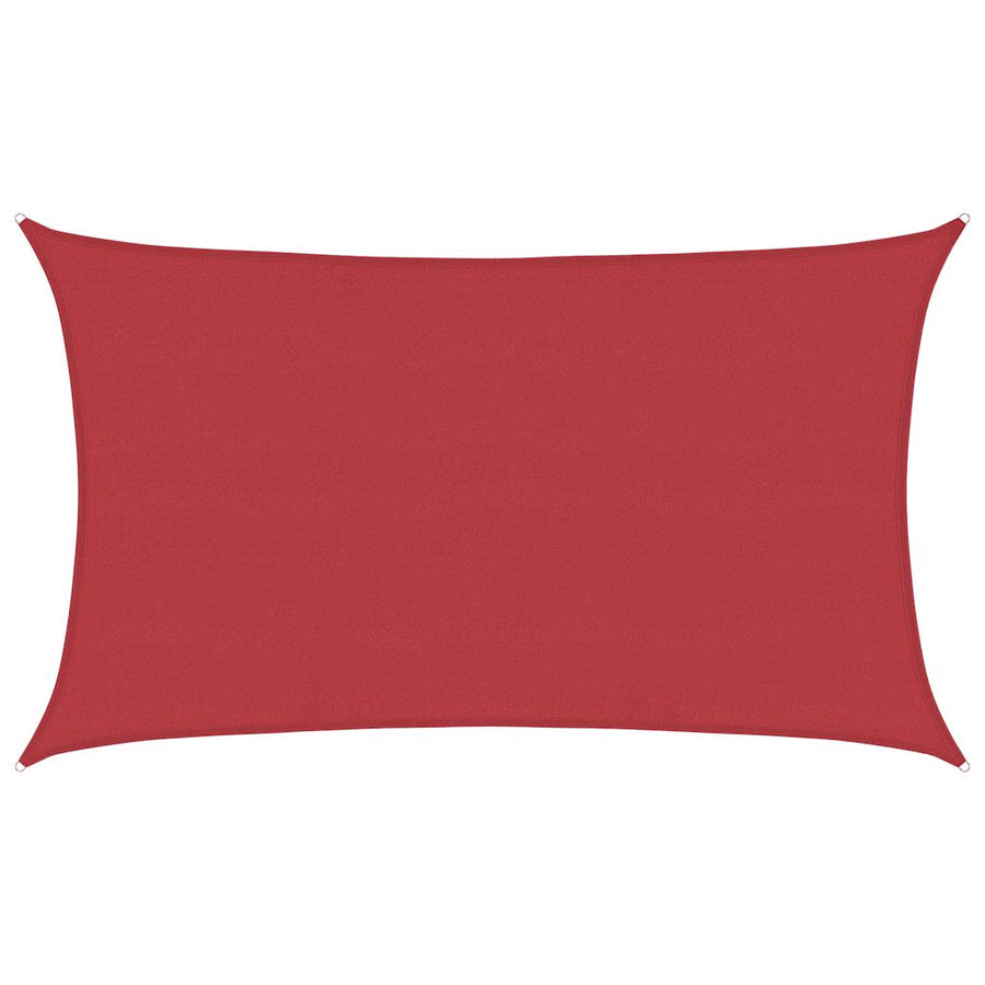 Zonnezeil 160 G/M² Hdpe Rood 5 x 8 m