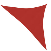 Zonnezeil 3,5x3,5x4,9 m HDPE rood