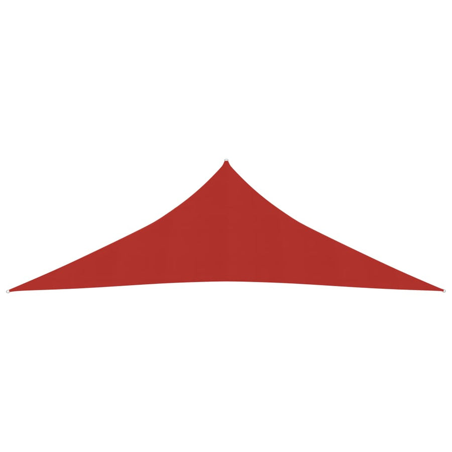 Zonnezeil 160 G/M² 3,5X3,5X4,9 M Hdpe Rood 3.5 x 3.5 x 4.9 m