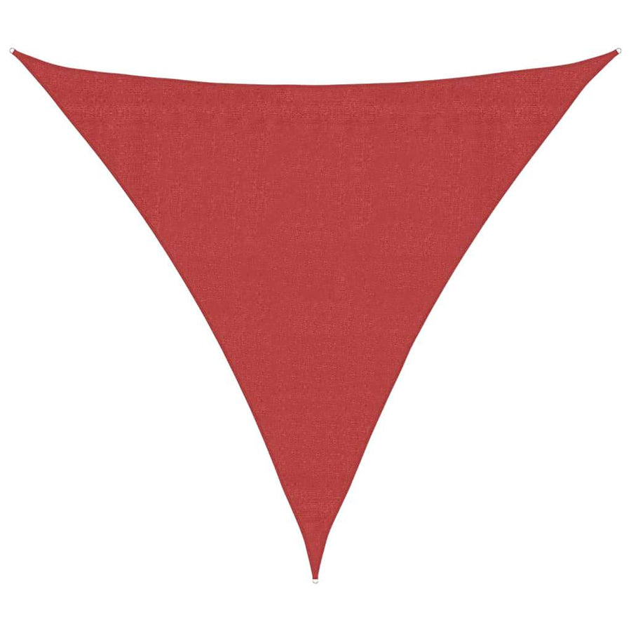 Zonnezeil 160 G/M² Hdpe Rood 4 x 4 x 4 m