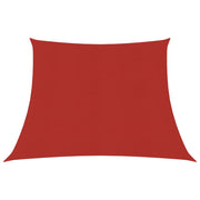 Zonnezeil 3/4x2 m HDPE rood