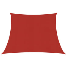 Zonnezeil 160 G/M² Hdpe 3/4 x 2 m Rood