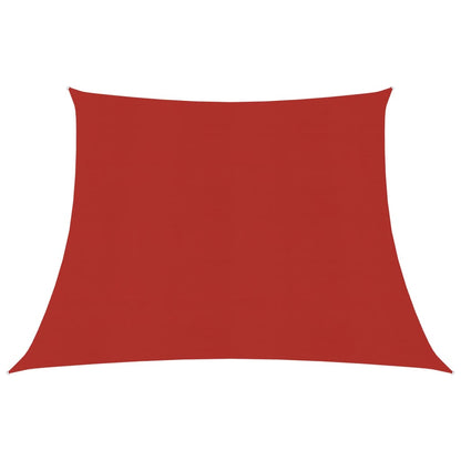 Zonnezeil 160 G/M² Hdpe 3/4 x 2 m Rood