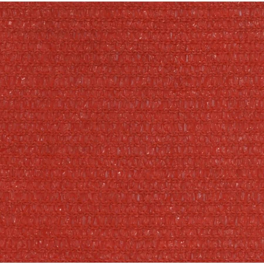 Zonnezeil 160 G/M² Hdpe 3/4 x 2 m Rood