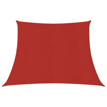 Zonnezeil 160 G/M² Hdpe 3/4 x 3 m Rood