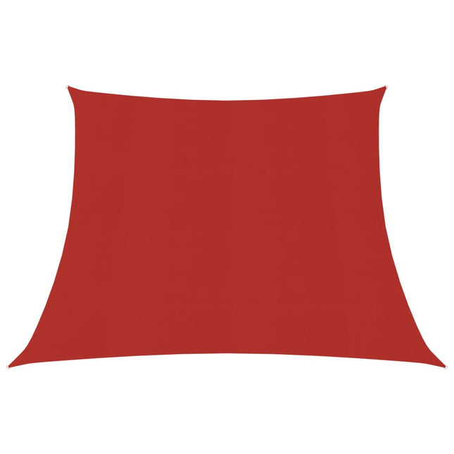 Zonnezeil 160 G/M² Hdpe 3/4 x 3 m Rood