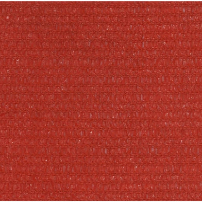 Zonnezeil 160 G/M² Hdpe 3/4 x 3 m Rood