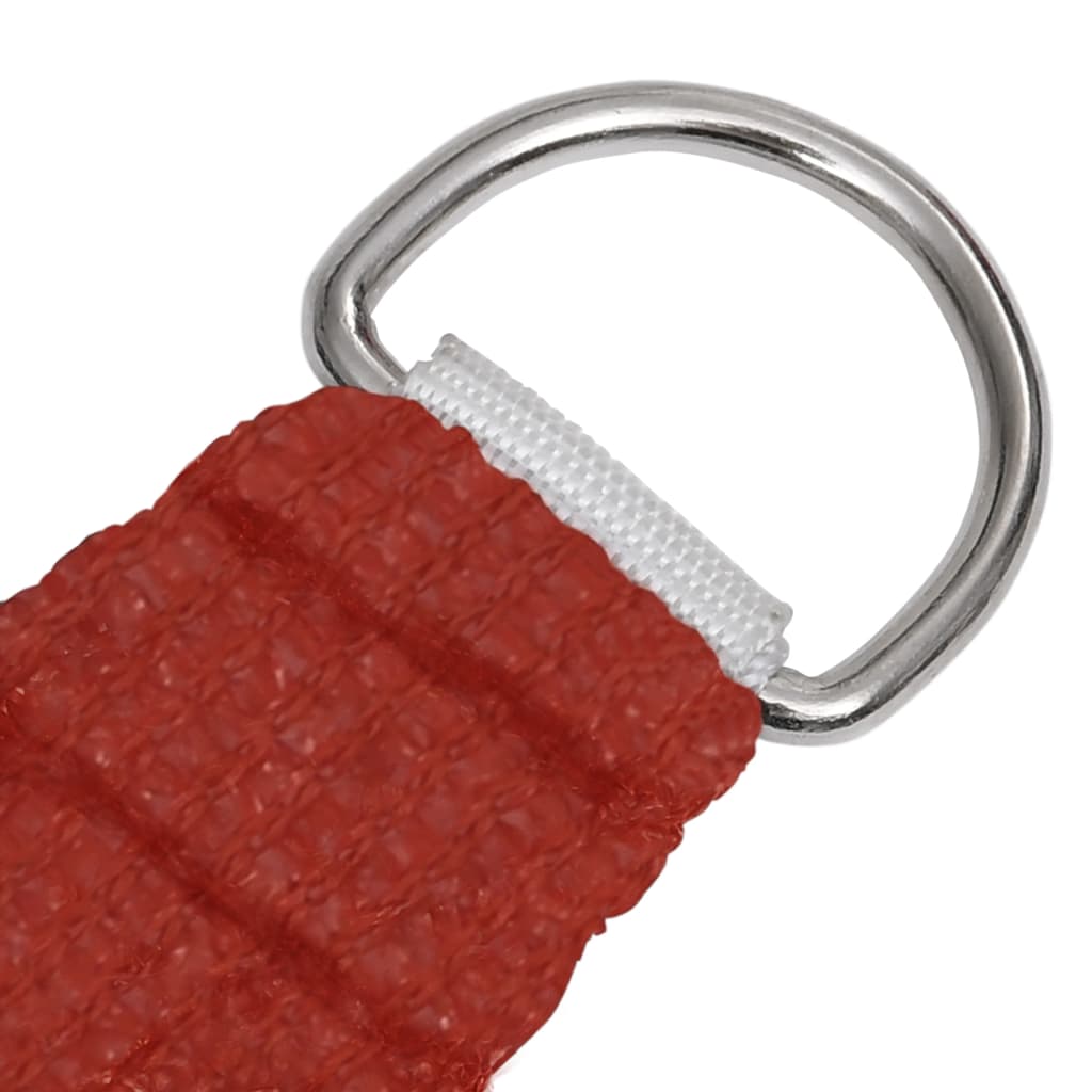 Zonnezeil 160 G/M² Hdpe 3/4 x 3 m Rood